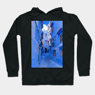 Chefchaouen street, Morocco Hoodie